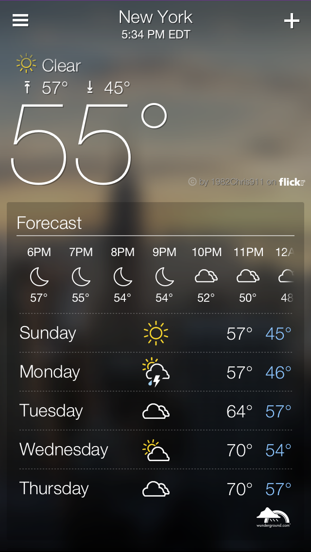  Yahoo! Weather Updated With New Icon, Ultraviolet Information 129103