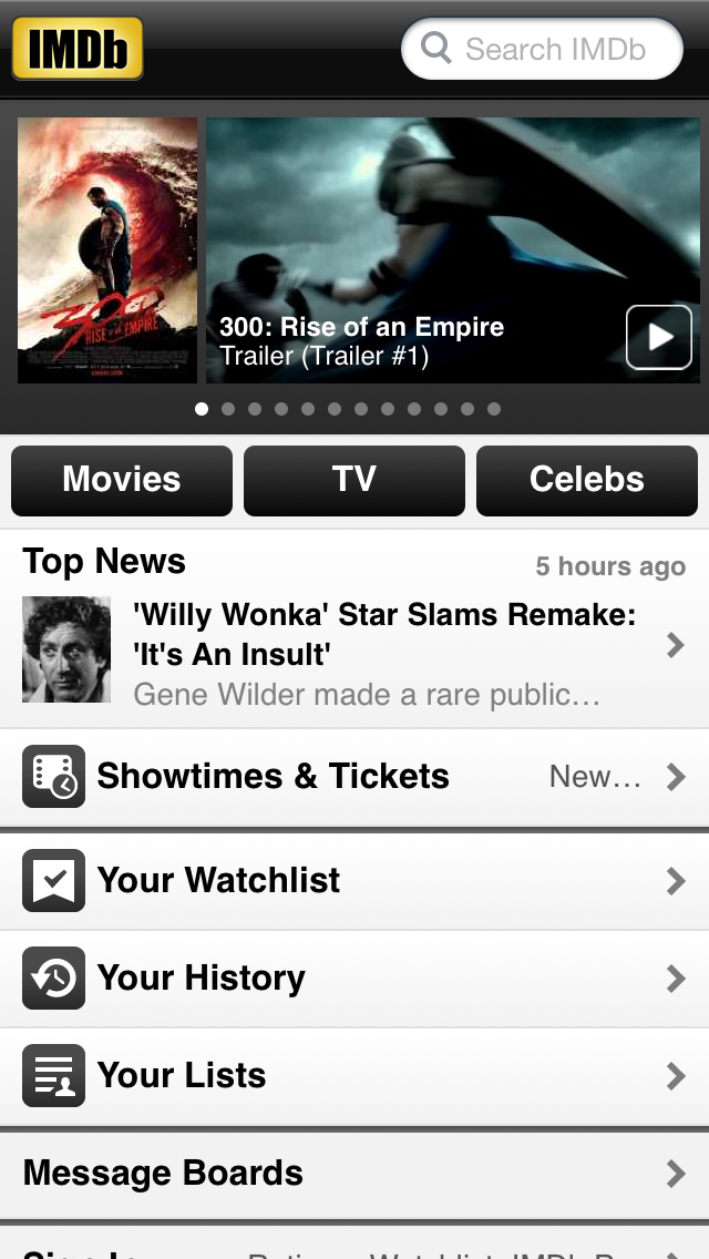 IMDb App Gets Numerous Updates Including the Ability to Purchase Movie Tickets 130681