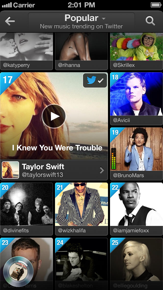 Twitter #Music App Updated To Show Tweets In #NowPlaying Feed 138366