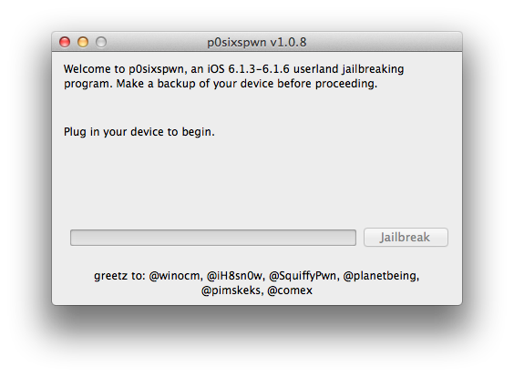 P0sixspwn Jailbreak Tool Updated With Support for iOS 6.1.6, Fixes iTunes 11.1+ Crashes 182764