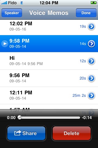 How to Create iPhone Voice Memos [iPhone OS 3.0] 14920