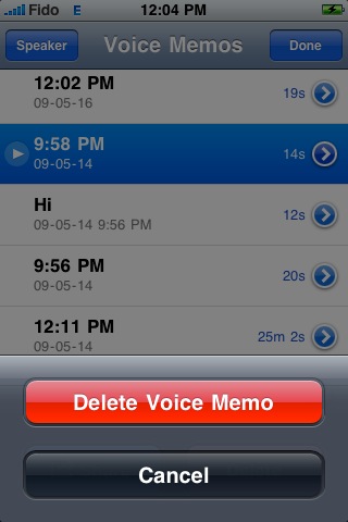 How to Create iPhone Voice Memos [iPhone OS 3.0] 14921