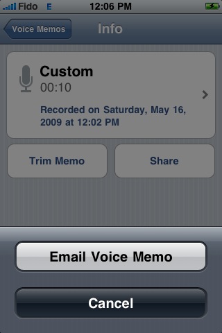 How to Create iPhone Voice Memos [iPhone OS 3.0] 14931