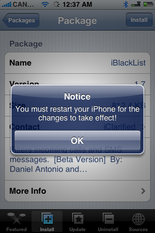 How to Filter iPhone Calls and SMS Using iBlackList 4565