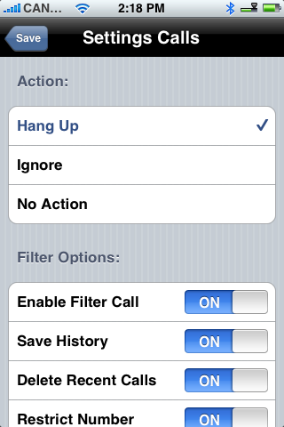 How to Filter iPhone Calls and SMS Using iBlackList 4577