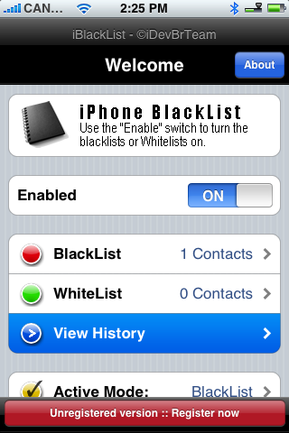 How to Filter iPhone Calls and SMS Using iBlackList 4582