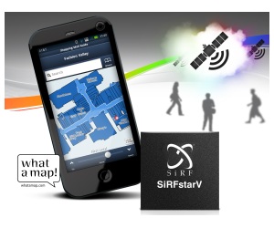 Nuevo chip para móviles que permite la navegación por satélite en interiores, donde habitualmente la señal de los GPS no tienen acceso  CSR_SIRF-FUSION_26102011_WEB