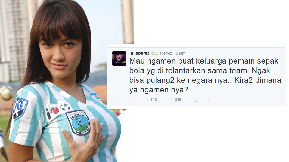 Julia Perez Rela Ngamen Demi Sepakbola Indonesia Julia%20Perez