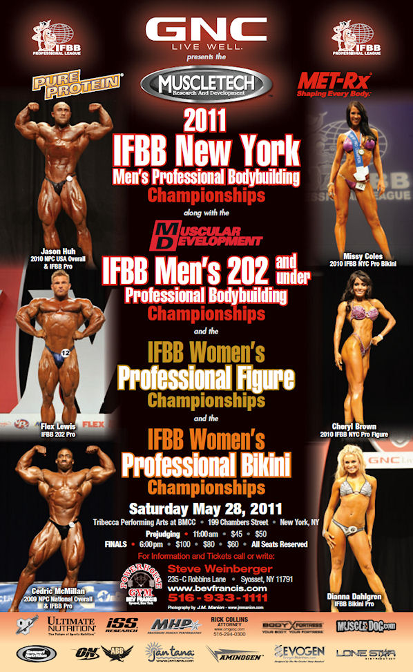 New York pro 2011 2011newyorkpro_poster