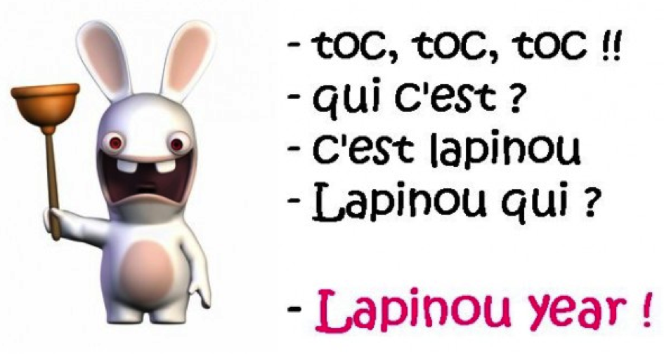 BONNE ANNÉE 2019  Lapinou-year