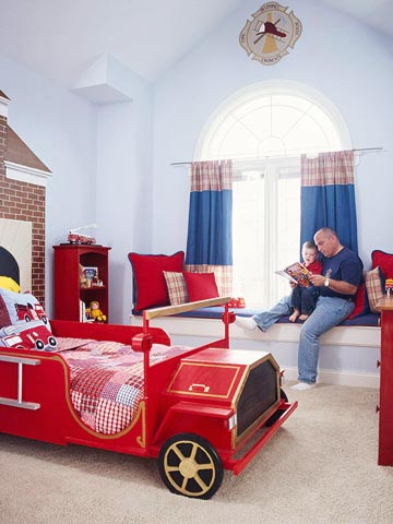  ******♥ ♥ ♥ ديكورات غرف نوم أطفال أولاد ♥ ♥ ♥ **** A-room-of-a-future-firefighter