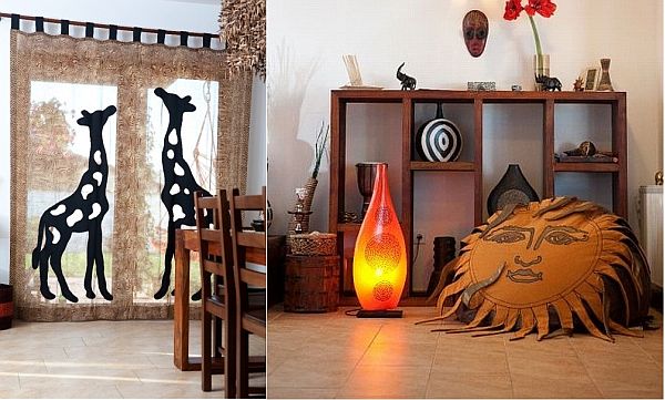  تصاميم ساحرة بستايل افريقي عصري African-themed-interior-design9