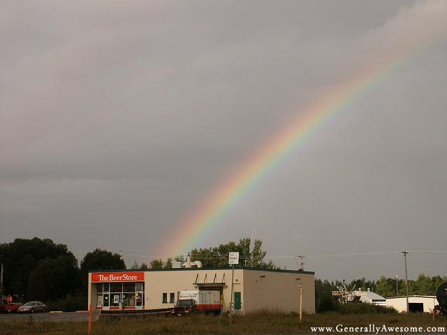 I finally found out what's at the end of the rainbow Hope-rainbow