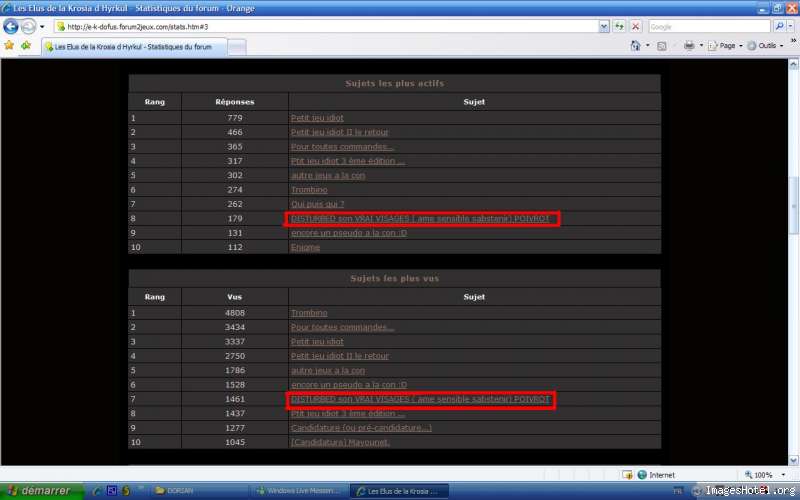 DISTURBED son VRAI VISAGES ( ame sensible sabstenir) POIVROT - Page 8 Statsalade