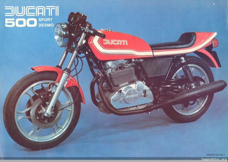 j'ai délaissé momentanément mon RD  Ducati500gtv