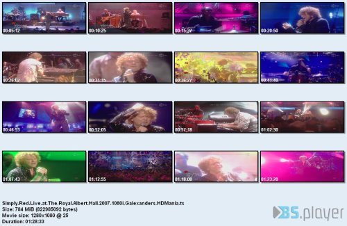 Simply Red - Live At The Royal Albert Hall 2007 (2015) HDTV Simplyredliveattheroyalalberthall20071080igalexanders