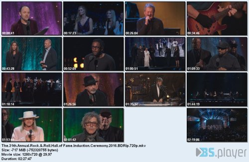 The Rock And Roll Hall Of Fame - In Concert (2018) BDRip 720p The31thannualrockrollhallof-fameinductionceremony2016bdrip