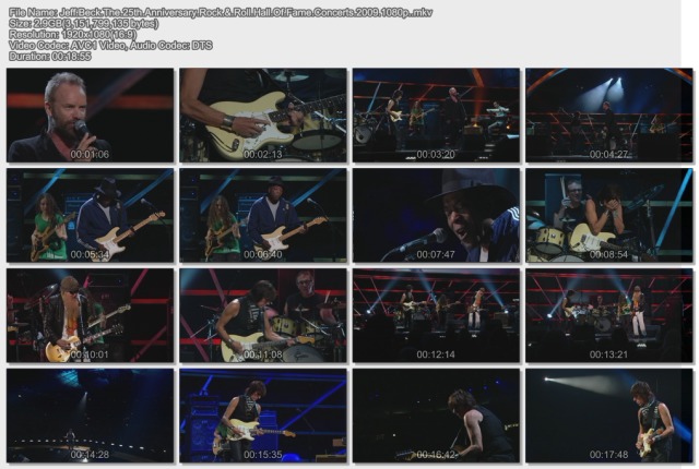 Jeff Beck - The 25th Anniversary Rock & Roll Hall Of Fame Concerts (2009) BDRip 1080p Jb