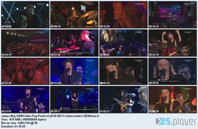 James Bay - SWR3 New Pop Festival (2015) HDTV Jamesbayswr3newpopfestival2015hdtvgalexanders