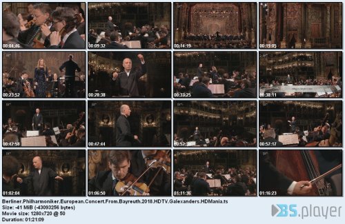 Berliner Philharmoniker - European Concert From Bayreuth (2018) HDTV Berlinerphilharmonikereuropeanconcertfrombayreuth2018hdtvgalexanders