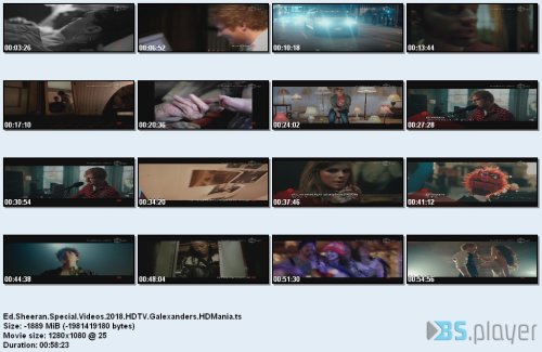 Ed Sheeran - Special Videos (2018) HDTV Edsheeranspecialvideos2018hdtvgalexanders