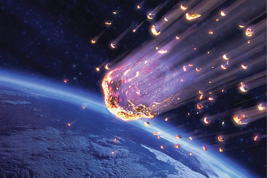 الصيحة - الهدة - سقوط نجم اوكويكب Meteor