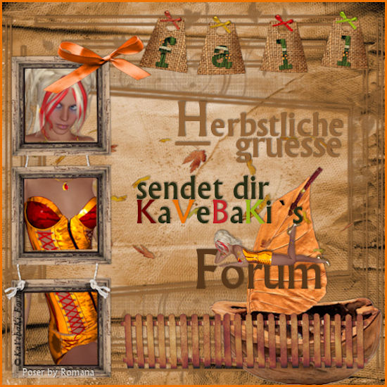 Geschenk Ecke\\ "Wünsche dir eine schöne Herbstzeit"  KF_LiebeGruesse