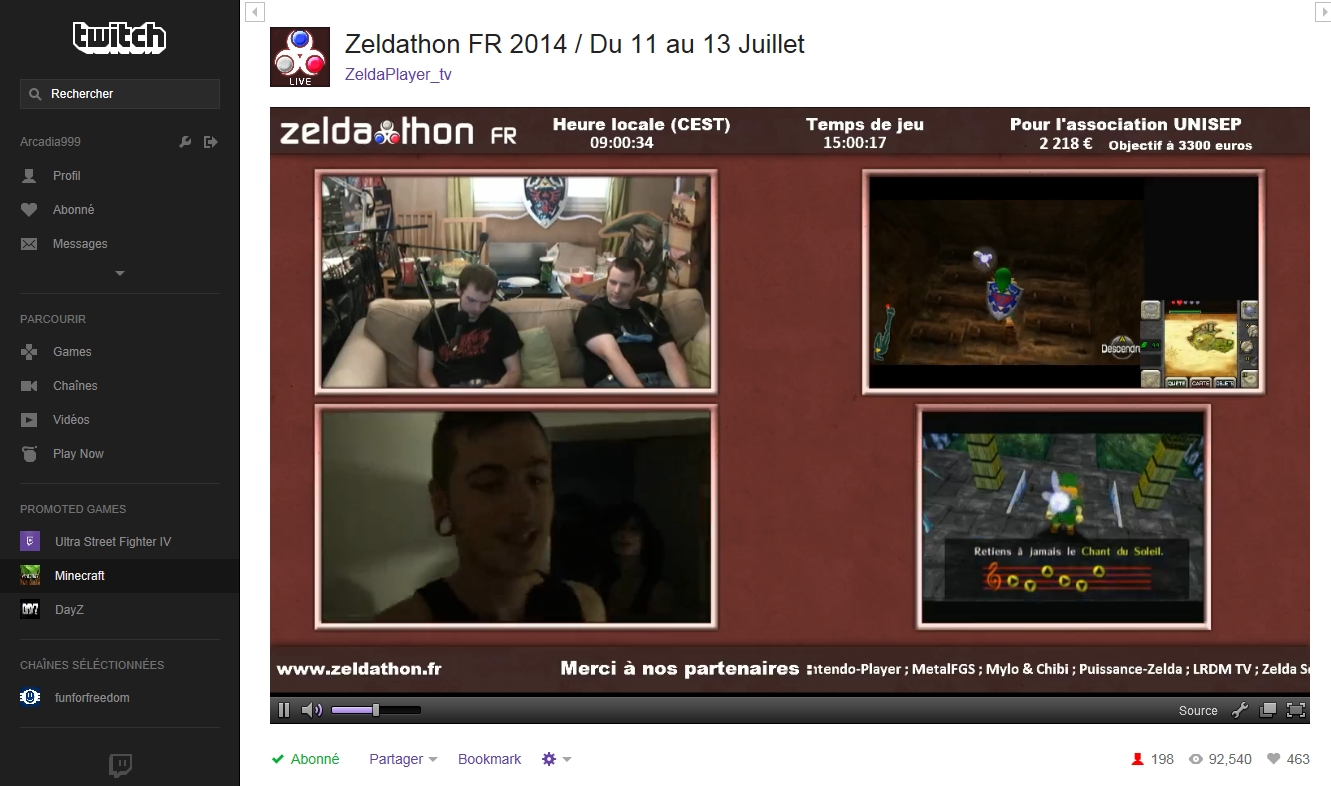 ZeldathonFR is Back in 2014 YCK5tx