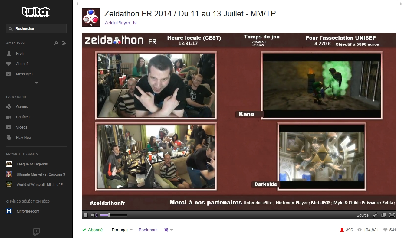 ZeldathonFR is Back in 2014 EbBi1op