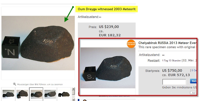 Bolide Russe, chute de meteorites en Oural 15/02/2013 - Page 8 Comparison