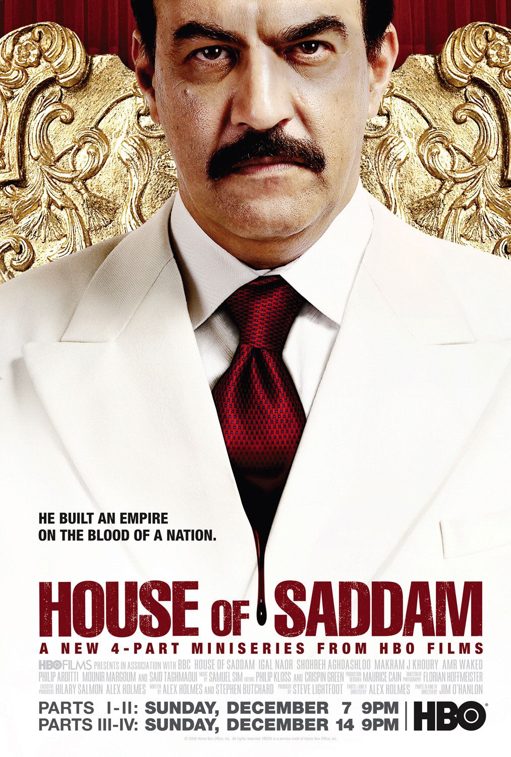 مسلسل(بيت صدام)House of Saddam‏ عن قصة حياة صدام حسين من منذ1979وإلى نهايته(بأربع حلقات) House_of_saddam_xlg