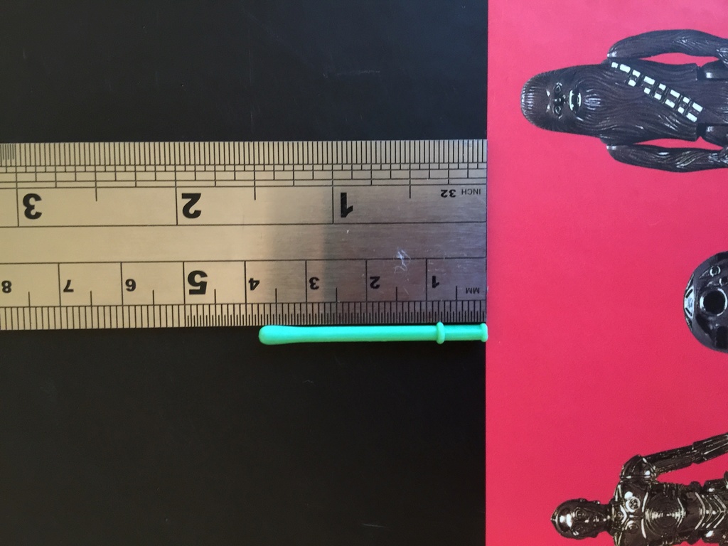 The final piece in the jigsaw puzzle - help needed to verify pop-up lightsaber Measur10