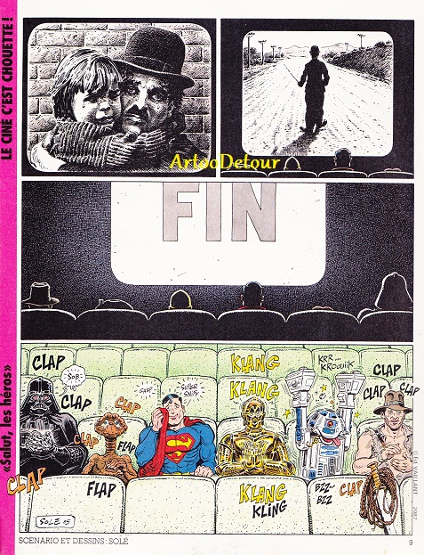 Meccano Star Wars adverts from French PIF Gadget comic magazine Pifgad13