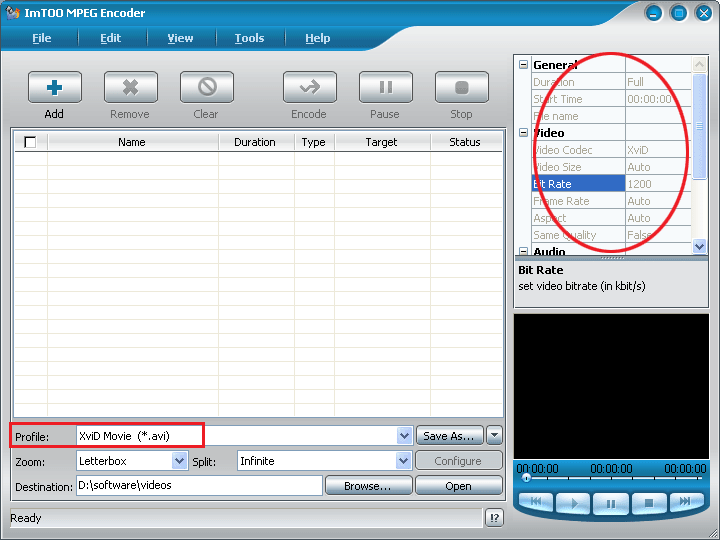 محول صيغ الفيديو ImTOO MPEG Encoder v3.1  Mpeg-encoder-4