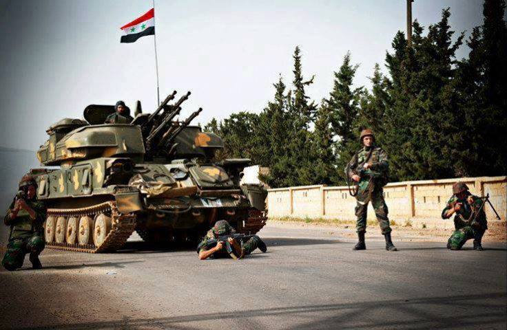 الجيش السوري يواصل التقدم جنوباً في مواجهة مجموعات إرهابية يقودها ضباط إسرائيليون    Syrian-army-arabic