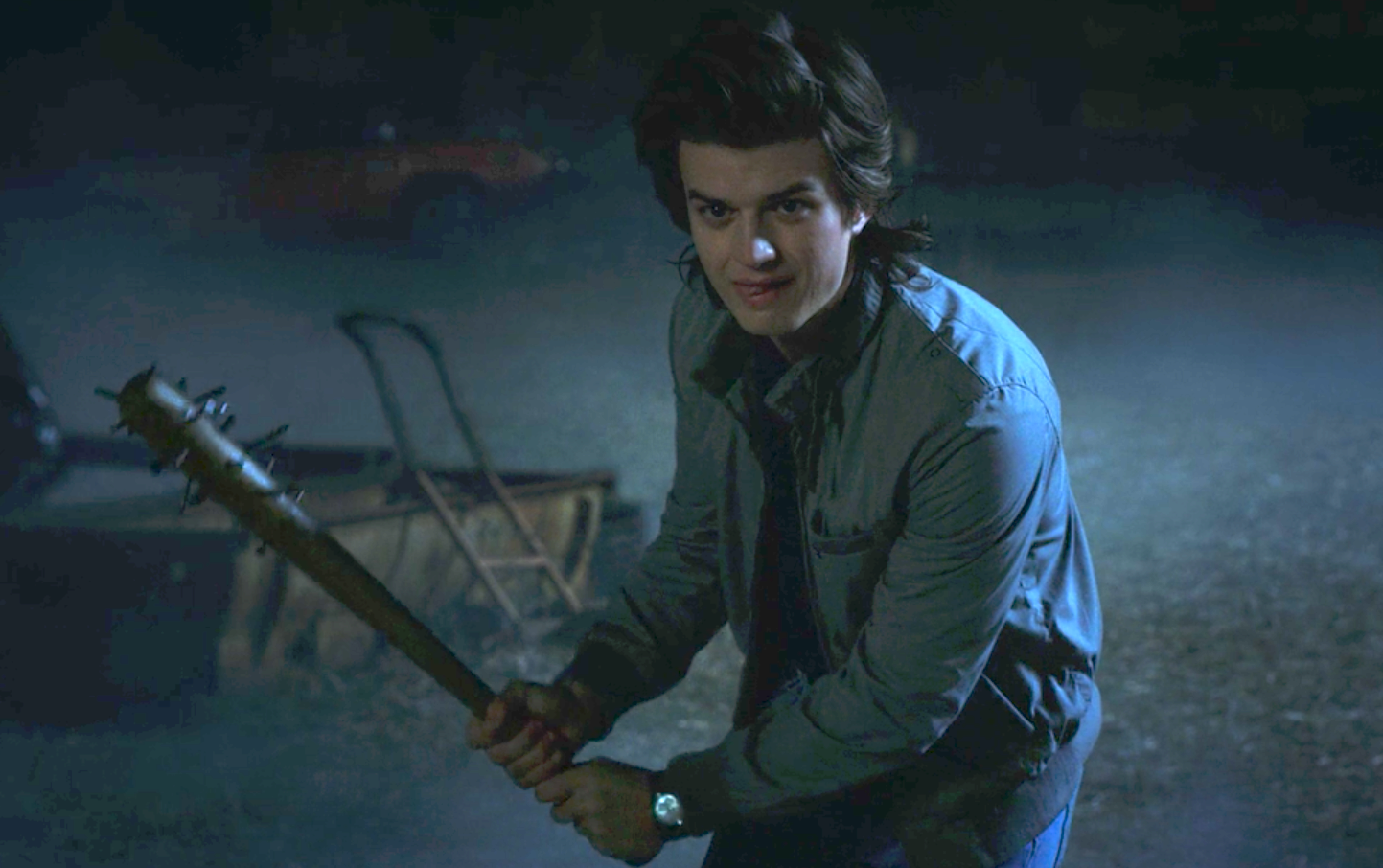 Steve Harrington Stranger-things-steve-junkyard