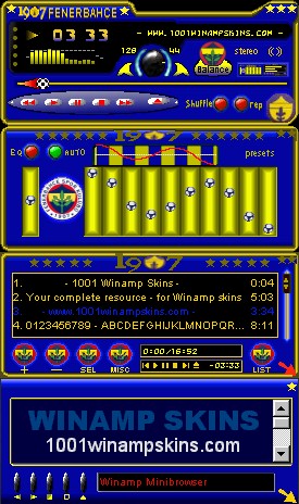 Fenerbahçe Winamp Skini 1.0  3841