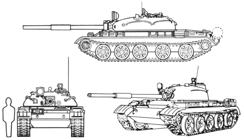 حصري T-55 بأنواعها و تطويراتها T-62