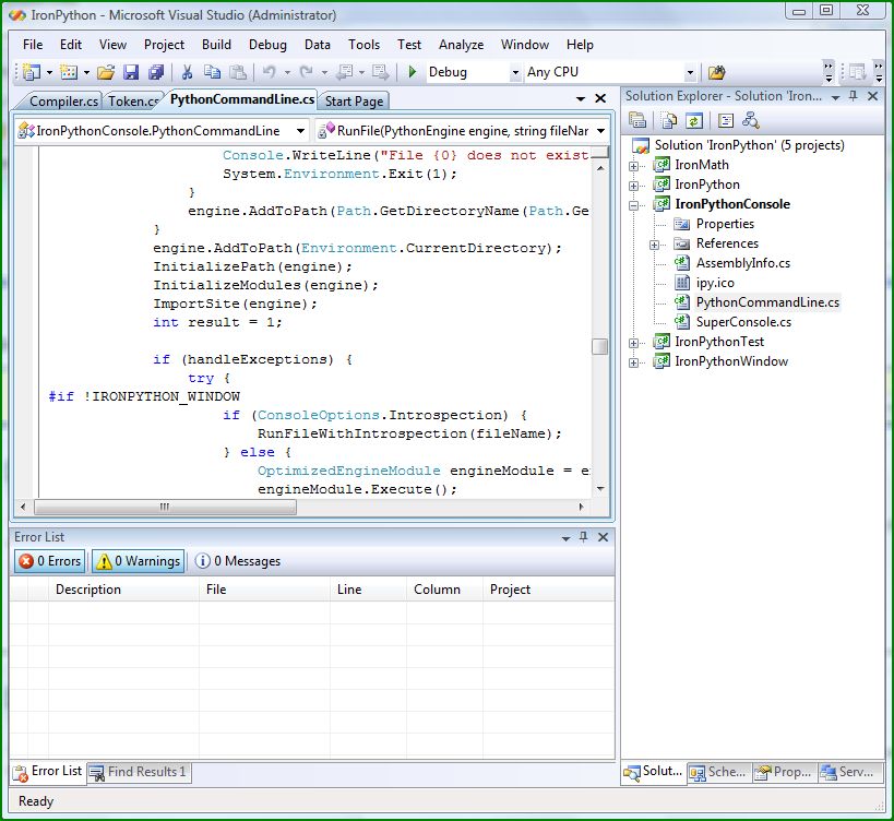 M!cr0s0ft V!sual Stud!o 2008 Team System Vs2008-ironpython