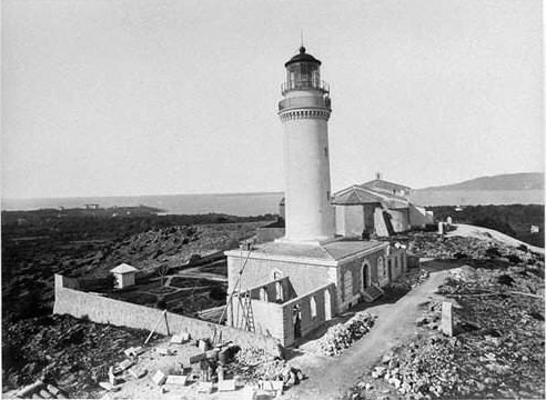 Photographies de Nice et de la Côte d’Azur au XIXe siècle Phare-garoupe-antibes-1873