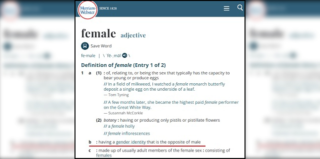 OH FFS!!!! - Merriam-Webster Changes The Definition of Female: "Having A Gender Identity That Is The Opposite Of Male" Merriam-webster-changes-definition-of-female-2022