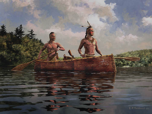 Les aventures transatlantiques des Amérindiens Iroquois