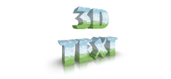 برنامج 3D Text Commander 2.0 للتصميم ثلاثى الابعاد بمنتهى السهوله نسخة محمولة Sample-3d-text-1