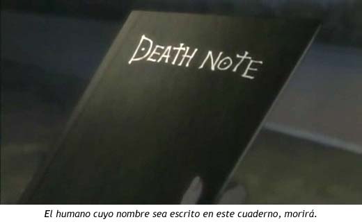 Petición DC; Arma Death_note_cuaderno