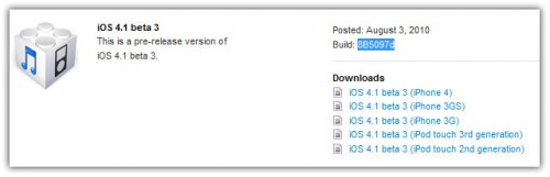 iPhone 3GS iOS 4.1 beta3 build 8b5097d Download-iOS-4.1-beta-3-500x161