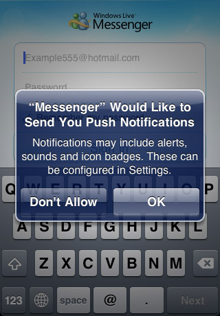 Windows Live Messenger رسمياً علي الأي-فون من شركة مايكروسوفت. MSN2