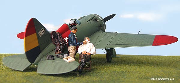 Polikarpov I-16 type 10 ("Mosca" républicaine espagnole) - José María Bravo - Juillet 1938 I16j2