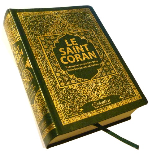 NAZARÉENS AUX SOURCES DU CORAN Saint-Coran-francais-arabe-transcription-phonetique-or