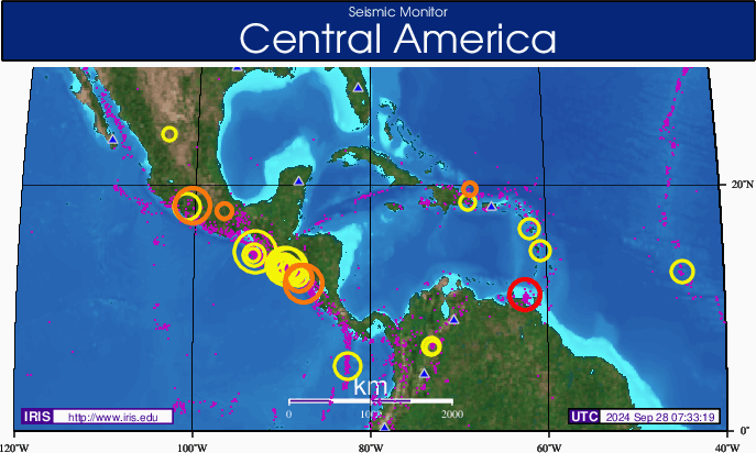  Actividad sismica Octubre noviembre y diciembre - Página 13 ZmMap.eveday.Central_America