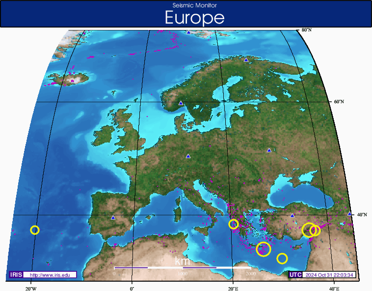 Cutremur in Vrancea. Seismul cu magnitudinea de 4.8 s-a simtit si in BUCURESTI ZmMap.eveday.Europe